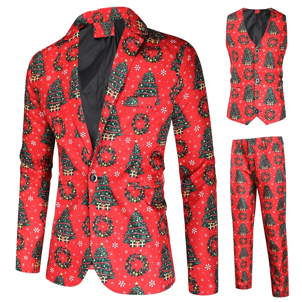 Frosty 3-Piece Holiday Suit