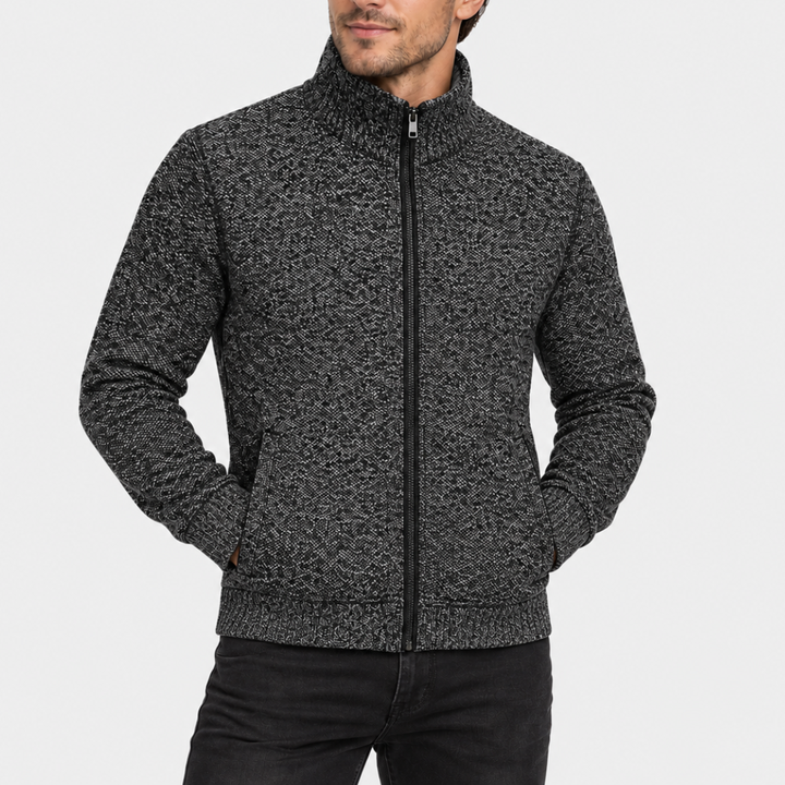 Full-Zip Lined Cardigan