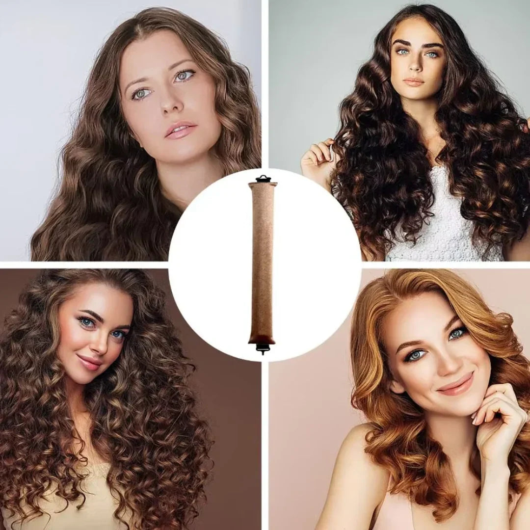 Gentle Heatless Hair Roller Set