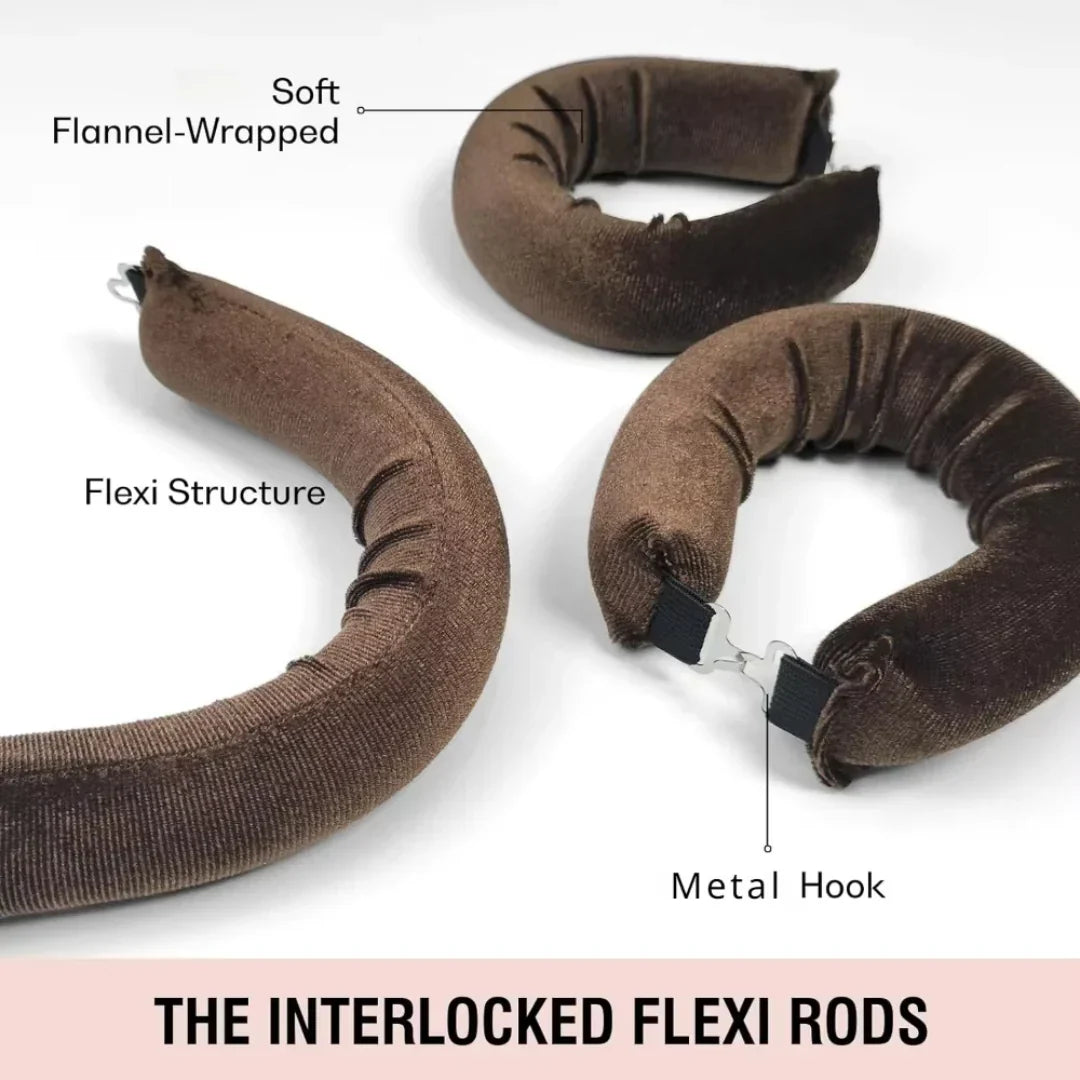 Gentle Heatless Hair Roller Set