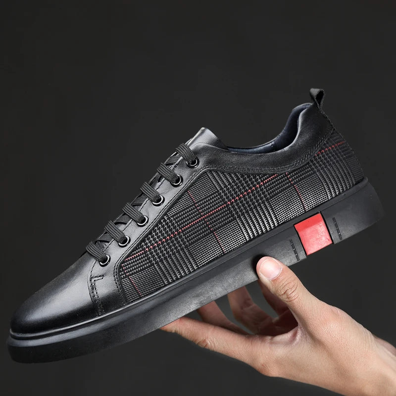 Genuine Leather Sneakers