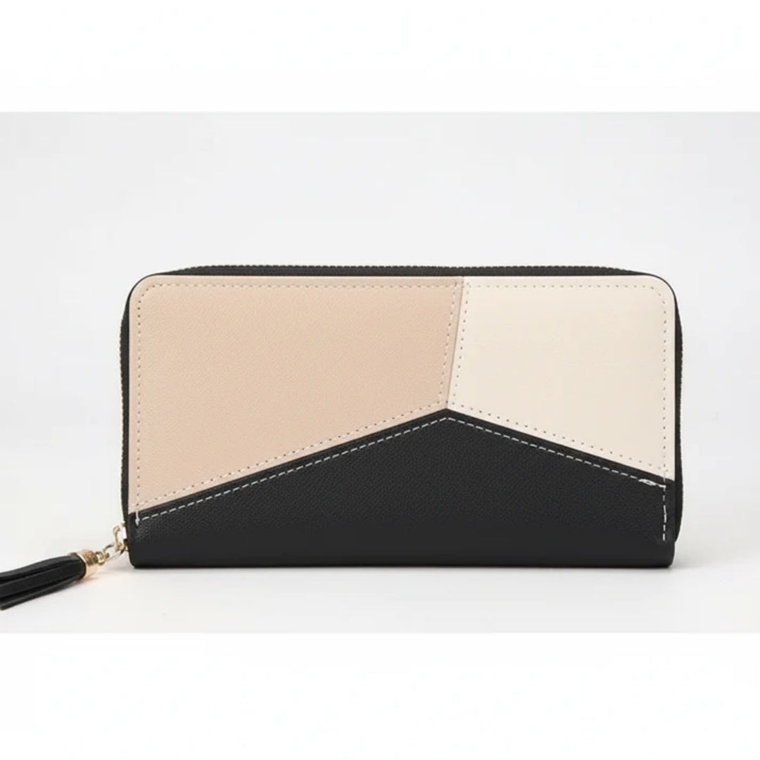 Geometric Wallet with Wrist Strap