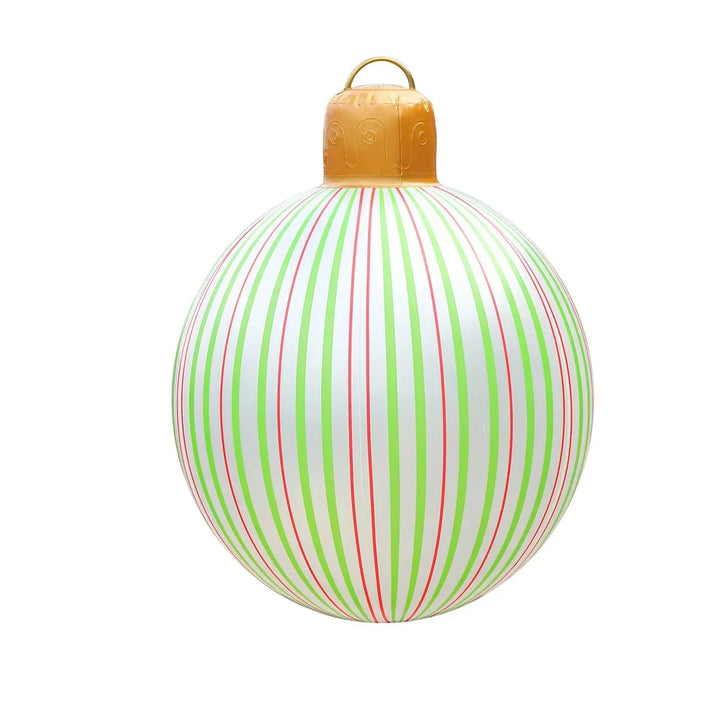 Giant Inflatable Christmas Ornaments - Weather-Resistant PVC Outdoor Decoration