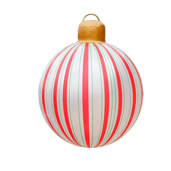 Giant Inflatable Christmas Ornaments - Weather-Resistant PVC Outdoor Decoration