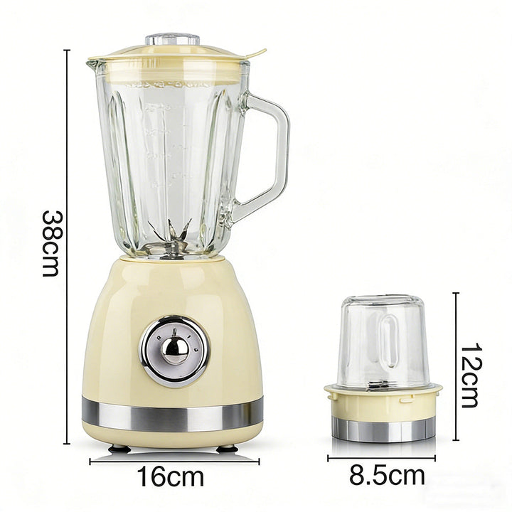 Glass Jar Blender with Multi-Speed Control
