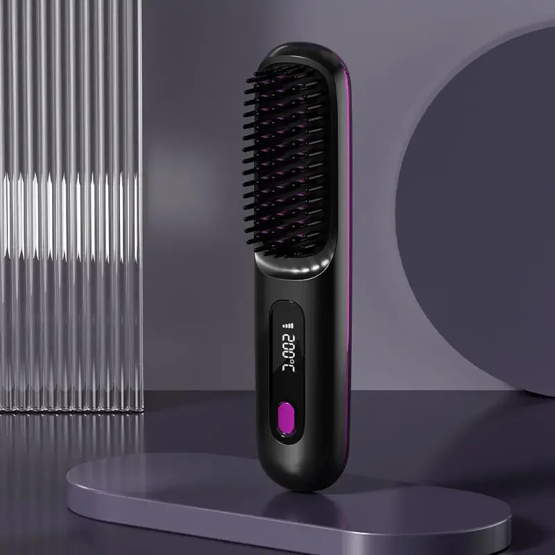 Glissara | Wireless Hair Stylers | USB Charging Function &amp; LCD Screen | Ceramic &amp; Ionic Technology