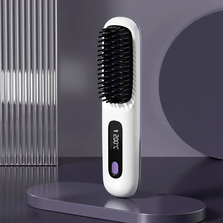 Glissara | Wireless Hair Stylers | USB Charging Function &amp; LCD Screen | Ceramic &amp; Ionic Technology