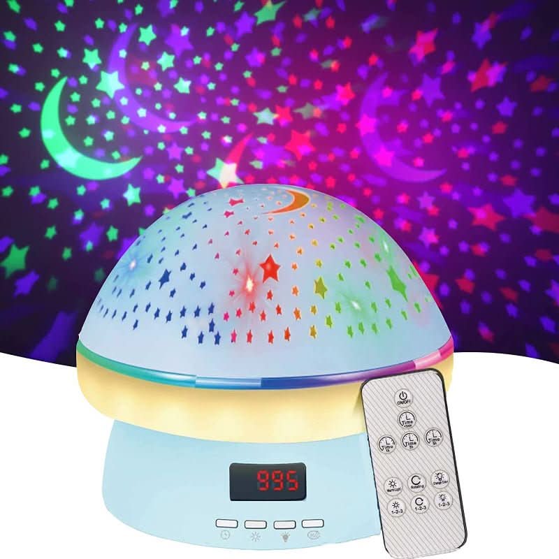 GLOWLIGHT – Magical Star Projector with 16 Colors &amp; Timer Function