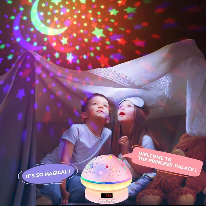 GLOWLIGHT – Magical Star Projector with 16 Colors &amp; Timer Function