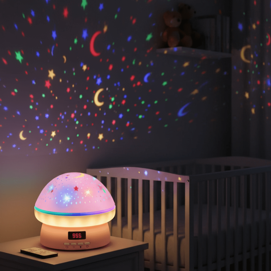 GLOWLIGHT – Magical Star Projector with 16 Colors &amp; Timer Function