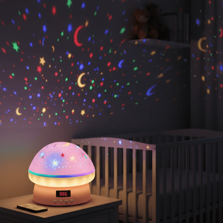 GLOWLIGHT – Magical Star Projector with 16 Colors &amp; Timer Function