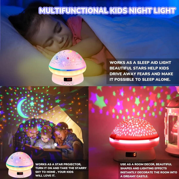 GLOWLIGHT – Magical Star Projector with 16 Colors &amp; Timer Function