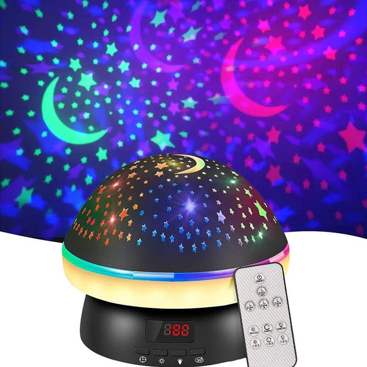 GLOWLIGHT – Magical Star Projector with 16 Colors &amp; Timer Function