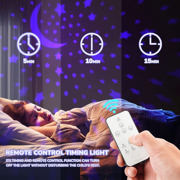 GLOWLIGHT – Magical Star Projector with 16 Colors &amp; Timer Function