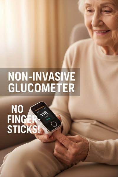 GlucoLight™ – Non-invasive 8-in-1 Blood Glucose Monitor