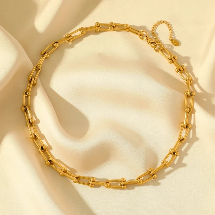 Gold Link Jewelry Set
