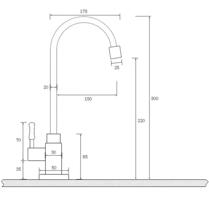 GOLDENSWAN – Antique Brass Swan Neck Faucet for Kitchen &amp; Bathroom