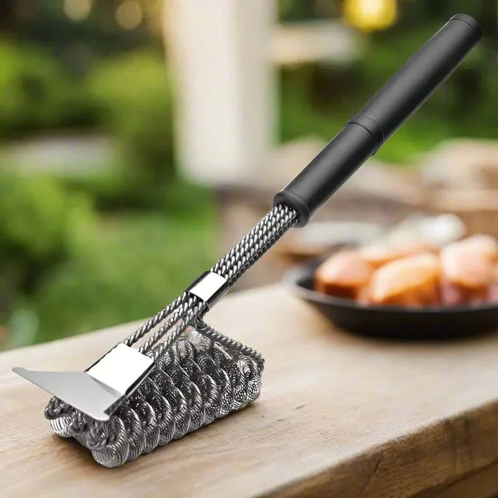 GRILLMASTER – Bristle-Free Stainless Steel BBQ Brush