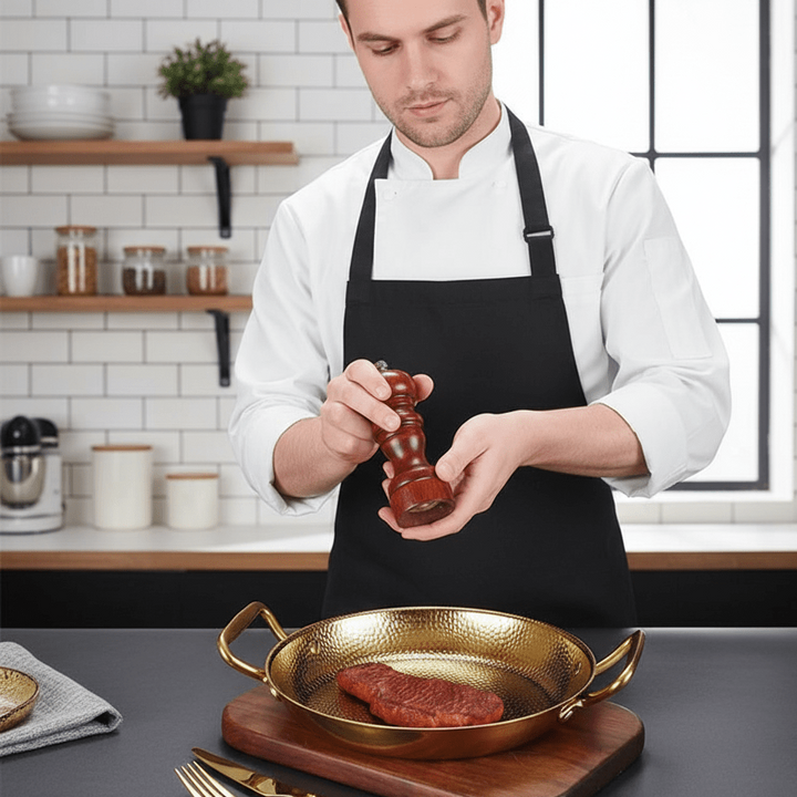 Hammered Stainless Steel Pot – Textured Base, Even Heat Distribution