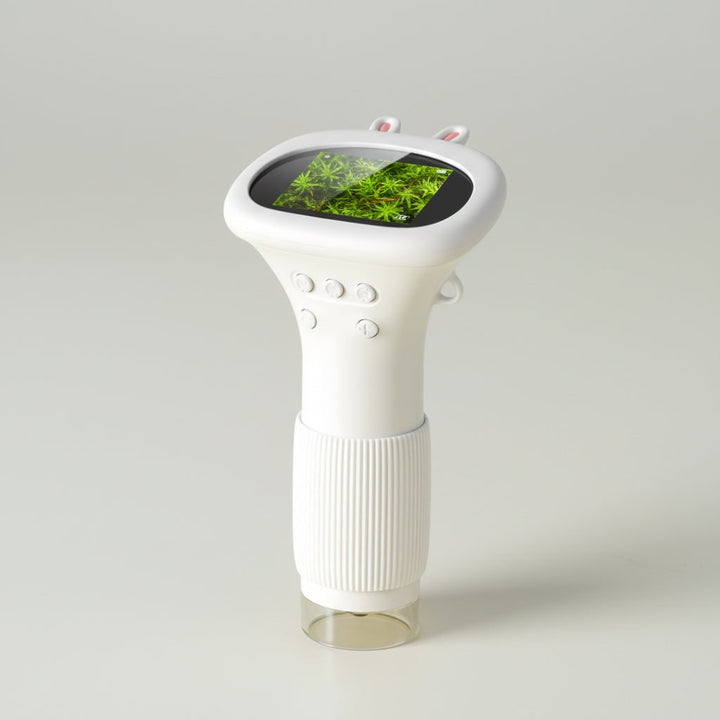 Handheld Digital Microscope with LCD Screen and Portable Wand Design