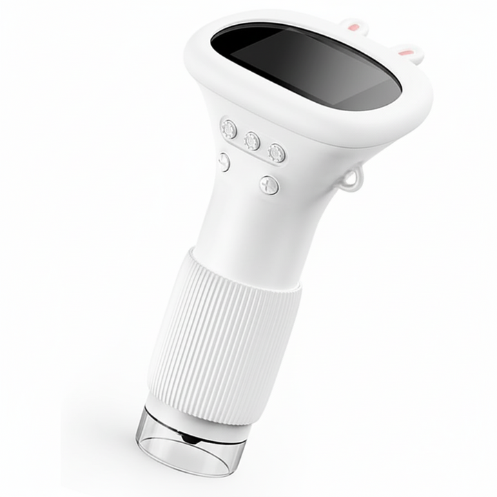Handheld Digital Microscope with LCD Screen and Portable Wand Design
