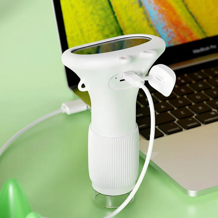 Handheld Digital Microscope with LCD Screen and Portable Wand Design