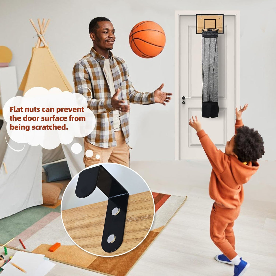 Hanging Storage Organizer | Basketball Hoop Design | For Laundry &amp; Toys