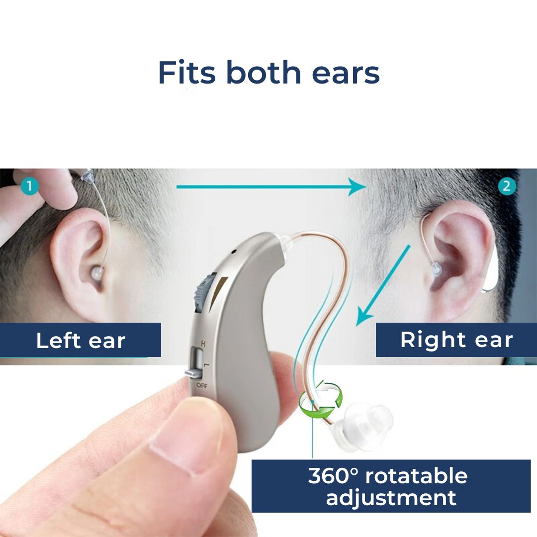 HearingPlus Rechargeable Digital Hearing Aid | for Clear Sound Amplification - Comfortable - Adapted for Daily Use Niki