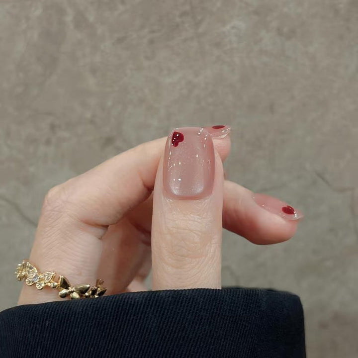 Heart Design Nail Art