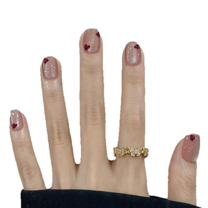 Heart Design Nail Art