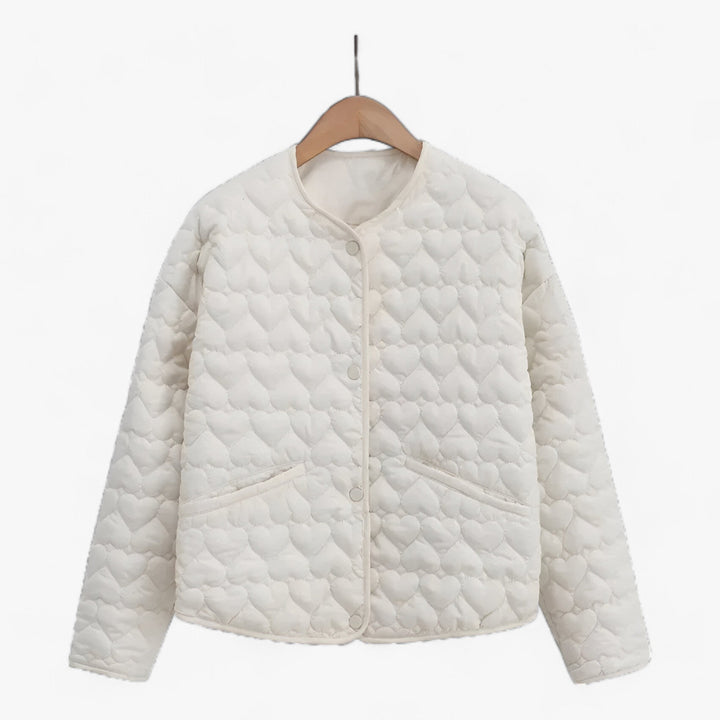 Heart-Quilted Autumn/Winter Jacket