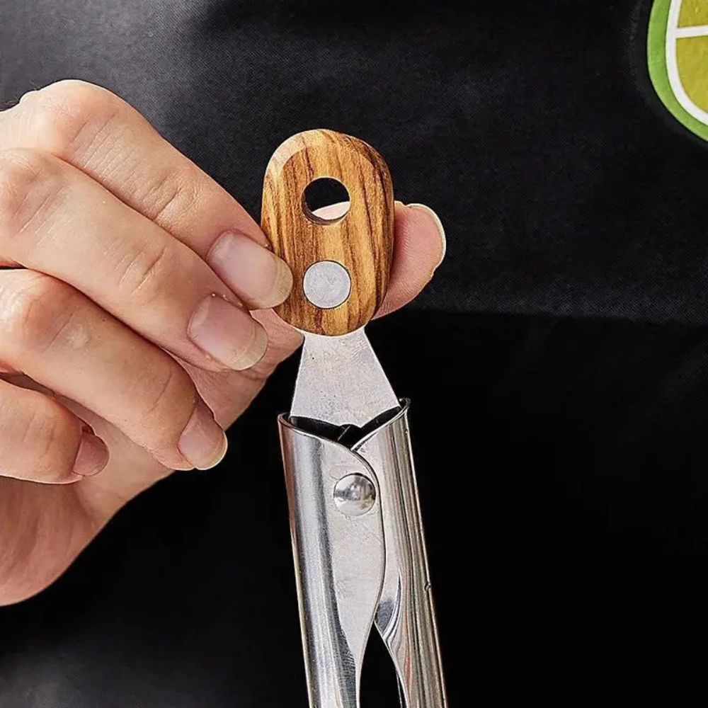 Heritage Wood &amp; Steel Tongs | Set of 2
