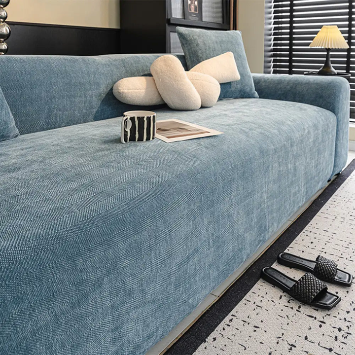 Herringbone Full-Coverage Protective Sofa Cover