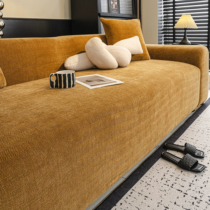 Herringbone Full-Coverage Protective Sofa Cover