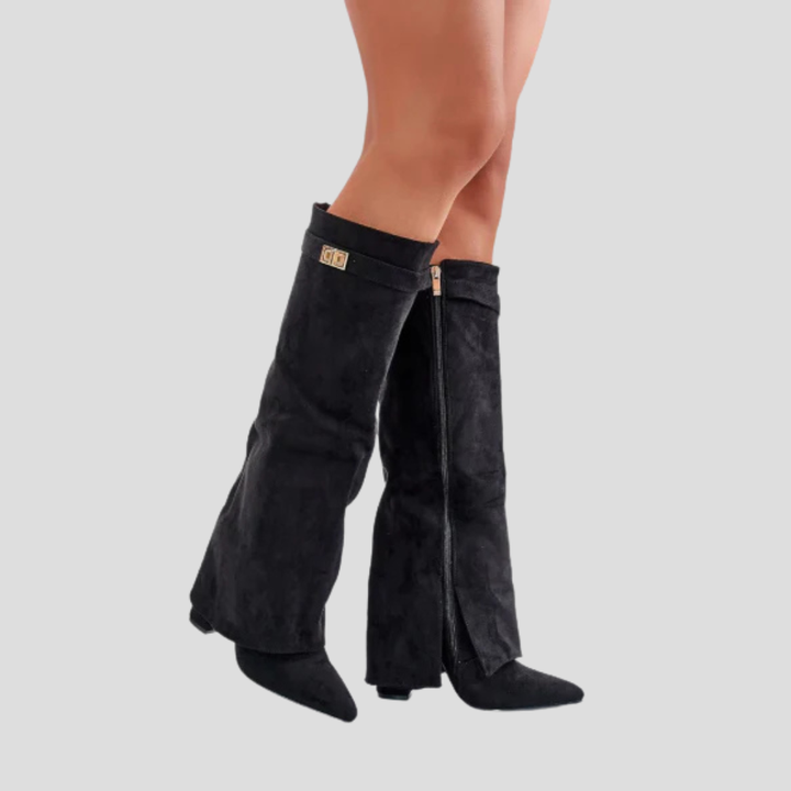 High Block Heel Boots