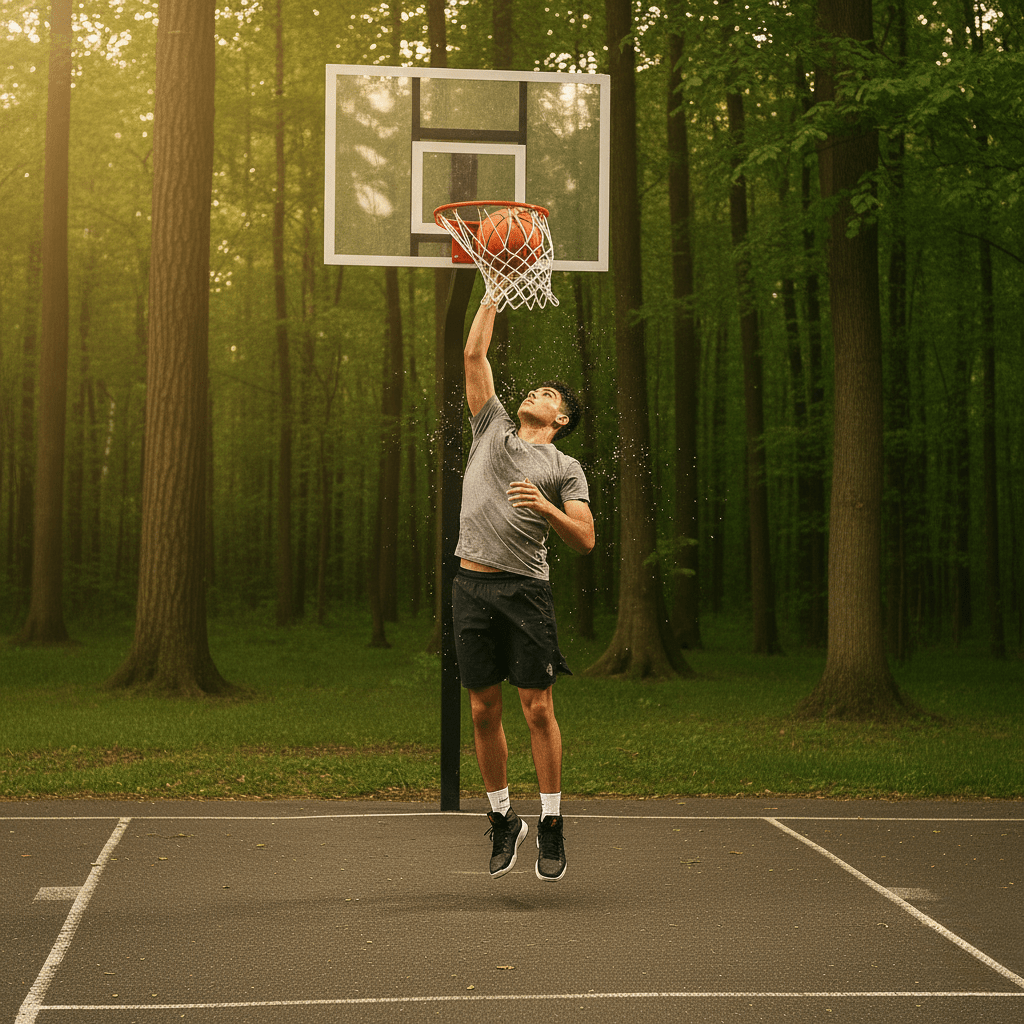 High-Performance Outdoor Basketball Net