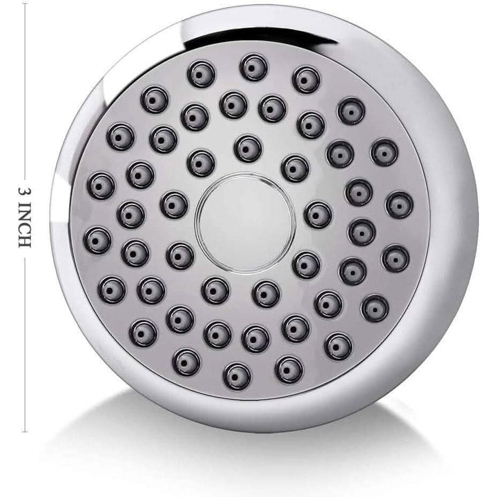 High-Pressure Fixed Showerhead with Brass Swivel Ball Joint - Anti-Clog &amp; Anti-Leak