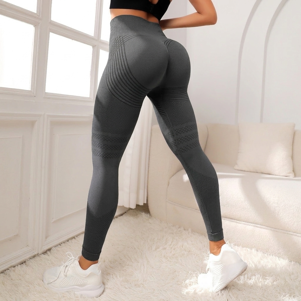 High-Waisted Butt-Lifting Seamless Stretch Leggings