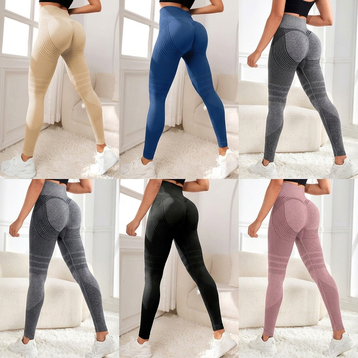 High-Waisted Butt-Lifting Seamless Stretch Leggings