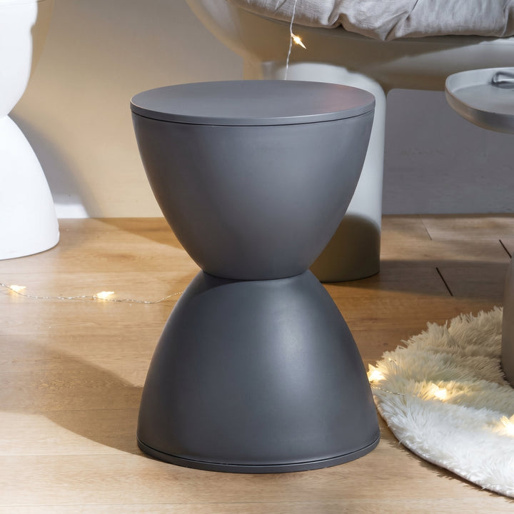 Hourglass Stool – Side Table and Decor in One