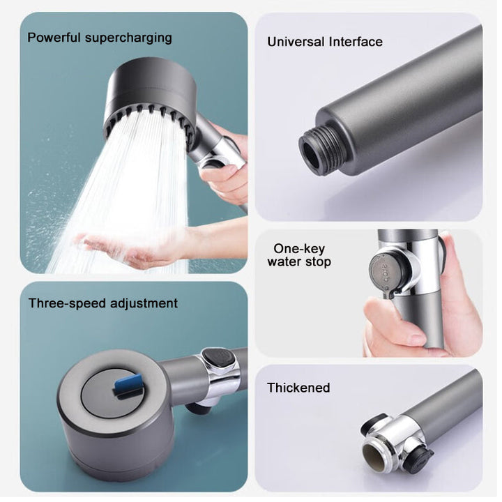 HydraPulse Showerhead Delivers 200% Water Pressure At Home