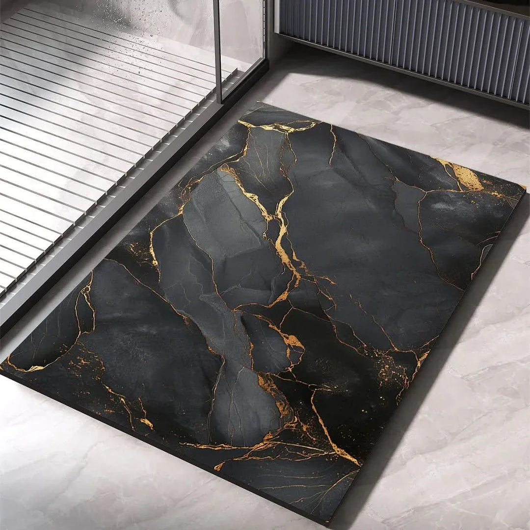 HYDROABSORB – Premium Diatom Mud Bath Mat, Absorbent &amp; Non-Slip