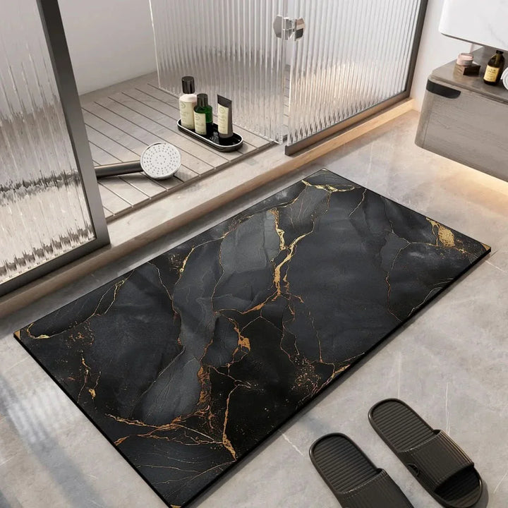 HYDROABSORB – Premium Diatom Mud Bath Mat, Absorbent &amp; Non-Slip