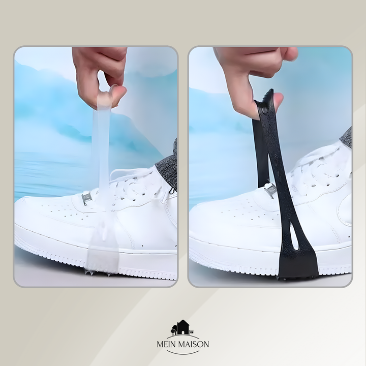 Ice Cleats with Metal Spikes and Silicone Straps for Winter Traction