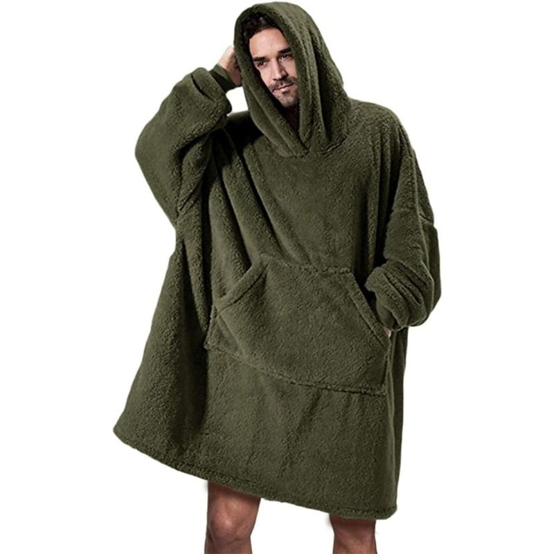Indoor Fleece Poncho
