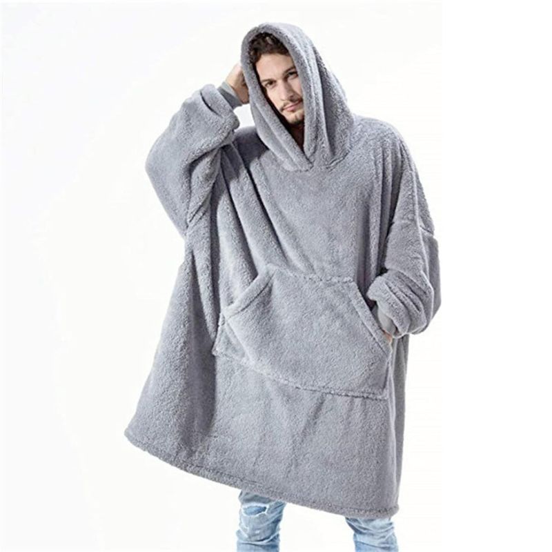Indoor Fleece Poncho