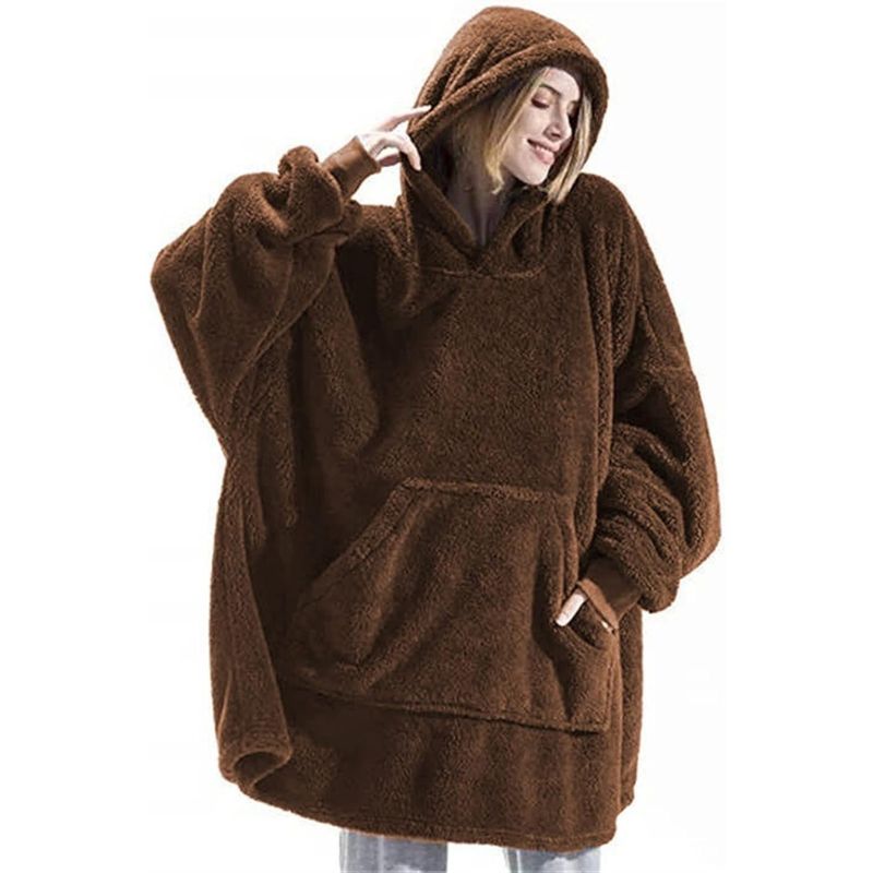 Indoor Fleece Poncho