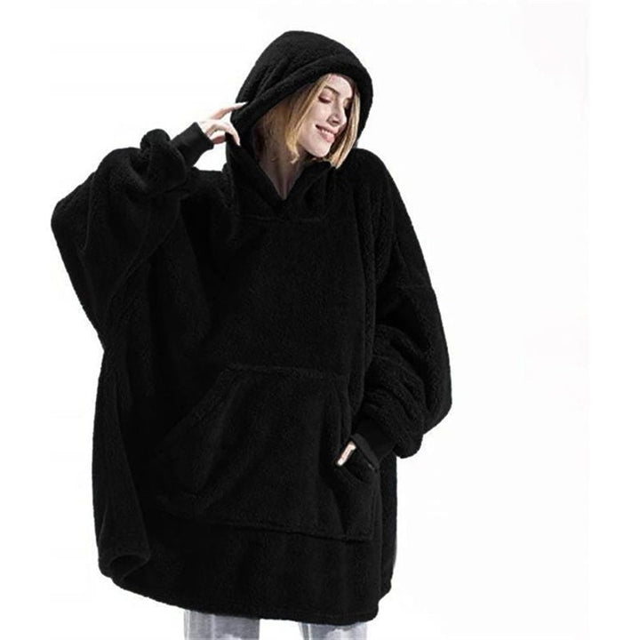 Indoor Fleece Poncho