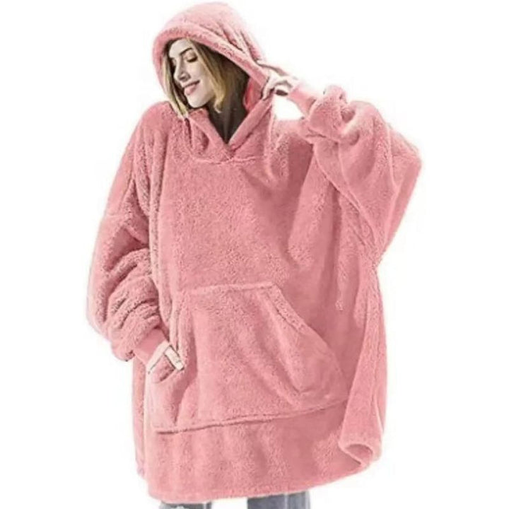 Indoor Fleece Poncho