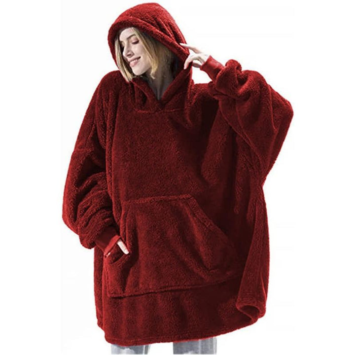 Indoor Fleece Poncho